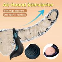 Leten Anillo Vibrador de Retraso de Ejaculación para Hombres Control APP Masajeador de Testículos - details 5