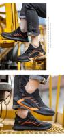 Zapatos de trabajo ligeros y transpirables para hombre, cómodos zapatos de seguridad suaves, zapatos de seguridad estándar europeo, zapatos deportivos con punta de acero - details 12