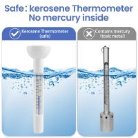 Termómetro flotante para piscina, fácil lectura para temperatura del agua con cuerda para piscinas y spas interiores y exteriores - details 5