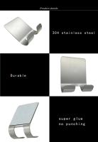 Soporte para maquinilla de afeitar sin perforaciones, gancho de almacenamiento para pared, estante para afeitadora de afeitar para hombre, estante para maquinilla de afeitar para baño, accesorios de pared para baño, 1/2 Uds. - details 5