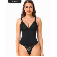 Monoslime de Adelgazamiento sin Costuras para Mujeres Camisola de Compresión, Tanga de Crotch Abierto, Moldeado Completo del Cuerpo, Cinturón de Entrenamiento de Cintura - details 8