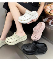 Zuecos de verano nuevos de 25 años para mujer, sandalias antideslizantes gruesas resistentes al desgaste informales para interiores y moda - details 10