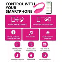 Leten Vibrador Vaginal Controlado por APP Estimulador Táctil para Parejas - details 1