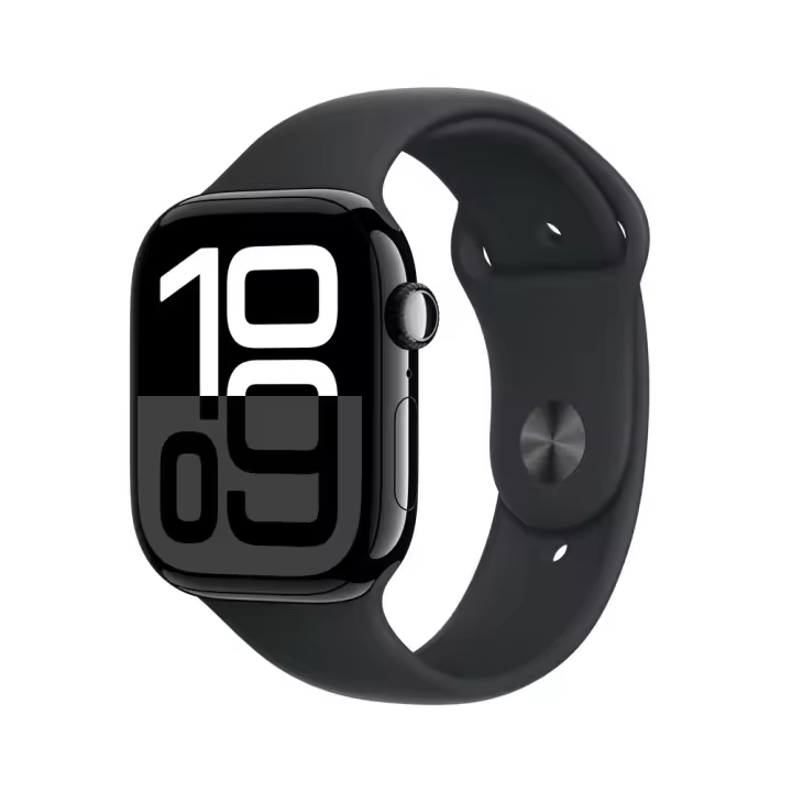 Apple Watch Series 10 OLED 46 mm Digital 416 x 496 píxeles Pantalla táctil negra WiFi GPS (satélite) - 1