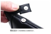 Bolso de mano de negocios con diseño de marca a la moda, bolsos tipo sobre de cuero PU de alta calidad, cartera de viaje informal para hombre, bolsillo para teléfono móvil - details 13