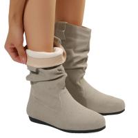 Otoño Invierno zapatos planos de mujer botas martin zapatos de bota corta de moda - details 1