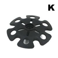Bastones ultraligeros de aluminio ajustables de 3 secciones, bastón de senderismo plegable con agarre de corcho y accesorios que se compran por separado - details 20