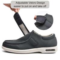 Nuevos zapatos cómodos con gancho de alta calidad para hombres mayores, Hospital de EE. UU., mocasines médicos suaves personalizados de talla grande US13.5, gran oferta - details 6