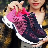 Zapatos transpirables para correr para mujer, zapatillas ligeras blancas para exteriores, zapatos deportivos informales para caminar - details 2