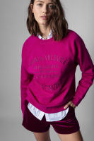 Sudadera con capucha bordada de algodón rosa para mujer, Jersey clásico francés de nicho ZV, 24 principios de otoño, nuevo - details 26