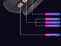 Auriculares inalambricos diadema Fitness exterior deporte Ordenador juegos audio cancelación ruido Bluetooth microfono - details 16