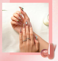 Esmalte de Uñas ROSALIND 60ml Polygel Extension Gel Para Constructión Rápida de Uñas Falsas Acrílicas Color Nude Pink - details 4