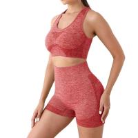 Conjunto de sujetadores deportivos para mujer, pantalones cortos de gimnasio, ropa de gimnasio transpirable, pantalones cortos, - details 7