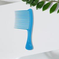 Peine de dientes anchos grandes para peluquería, peine alisador antiestático, cepillo de estilismo para teñir, herramienta de estilismo, peine de cabeza de aceite portátil - details 8