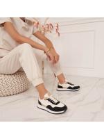 Zapatillas deportivas mujer blancas combinadas, Sneakers Casuales Mujer, Zapatillas Blancas Multicolor - details 6