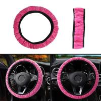 Funda de felpa para volante de coche, cuero corto suave y cálido, antideslizante, decoración de coche para hombres y mujeres, invierno - details 19