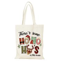 Bolso de Lona Ecológico Regalo de Año Nuevo para Hombres y Mujeres Bolso de Mano con Patrón - details 9