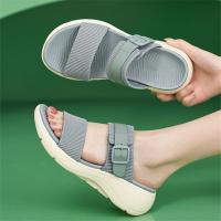 Zapatillas de tacón de cuña para mujer, zapatos de verano - details 1