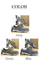 Zapatos para correr clásicos para hombre, zapatillas ligeras de cuero de ante, cómodos zapatos deportivos de gran tamaño, zapatos planos transpirables para correr - details 10