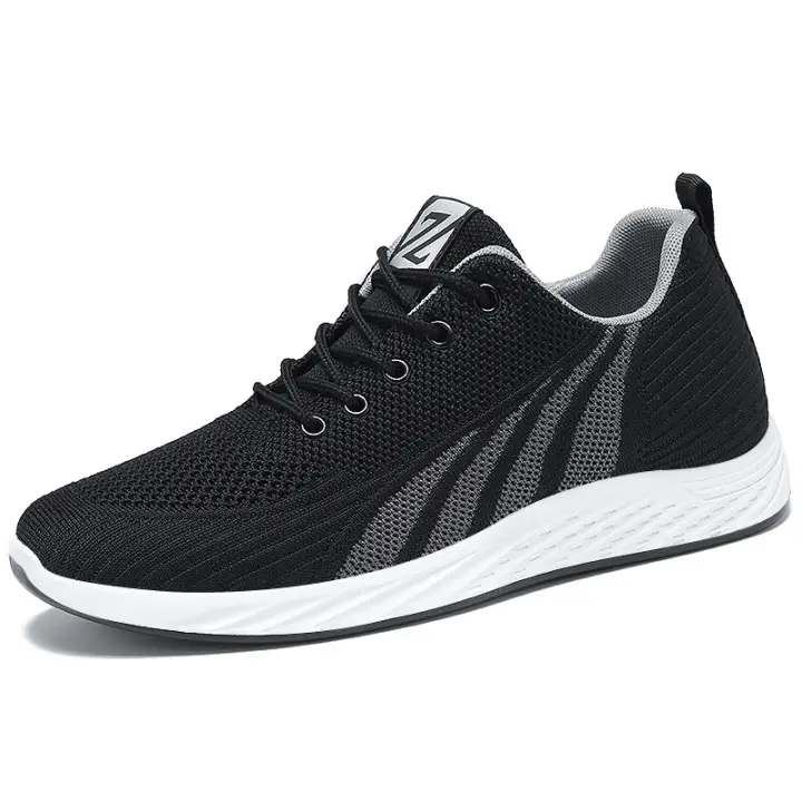 Nuevos zapatos para hombre transpirables, moda, tendencia, zapatos para correr, versión coreana, cordones ligeros, zapatos casuales. - 1