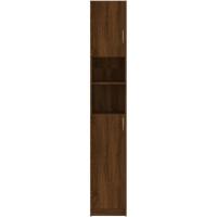 Armario de Baño de Madera Ingeniería Lavadora, Estante, Ducha, Inodoro 32x25,5x190 cm - details 5