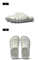 Vendaje agujero zapatos de los hombres de verano al aire libre desgaste bolsa de suela suave cabeza antideslizante transpirable zapatos de playa de los hombres vadear EVA zapatillas frescas - details 10