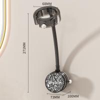Soporte para secador de pelo con ventosa, rotación de 360 ​​grados, manos libres, soporte para soplador, organizador de secador de pelo ajustable sin perforaciones para mascotas - details 2