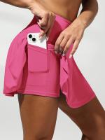Falda Deportiva Casual para Mujer con Pantalones Falsos de Tenis - Conjunto de 2 Piezas - details 14