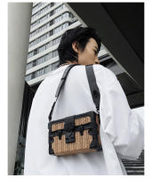 Bolso de caja Bolso cuadrado pequeño Tendencia de la moda de los hombres Bolso bandolera Otoño bolso de hombro para teléfono móvil - details 8