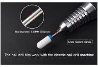 Broca de Arte de Uñas KADS de Cerámica y Acero Inoxidable para Manicura y Pedicura Accesorios de Equipo de Moldeado y Rallado - details 7