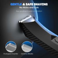 Sejoy 6 en 1 Kit de barba eléctrica para hombres y mujeres, recortador de pelo de nariz, afeitadora de cejas, afeitadora corporal portátil IPX5 - details 18