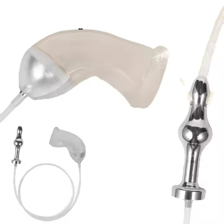 Marca Leten Enchufe Anal Irritativo 2 en 1 Estimula Masturbación Anal Juguetes Sexys para Hombres - 1