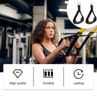 PVC PP ejercicio H duradero Fitness gimnasio equipo accesorios cuerda de estiramiento B negro deportes entrenamiento de fuerza entrenamiento - details 2