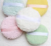 Juego de esponjas para polvo de lana de cordero grandes, maquillaje en polvo, suave y no absorbente de polvo - details 1