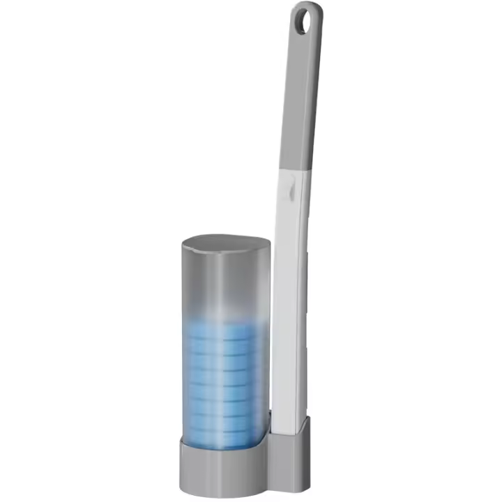 Cepillo de Inodoro Desechable con Montaje en Pared Herramienta de Limpieza para Baño - 1