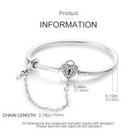 Pulsera De Plata Esmaltada Con Botella De Perfume Cadena De Serpiente Ajustable Para Mujer Joyería Fina DIY Regalo Con Encantos - details 26