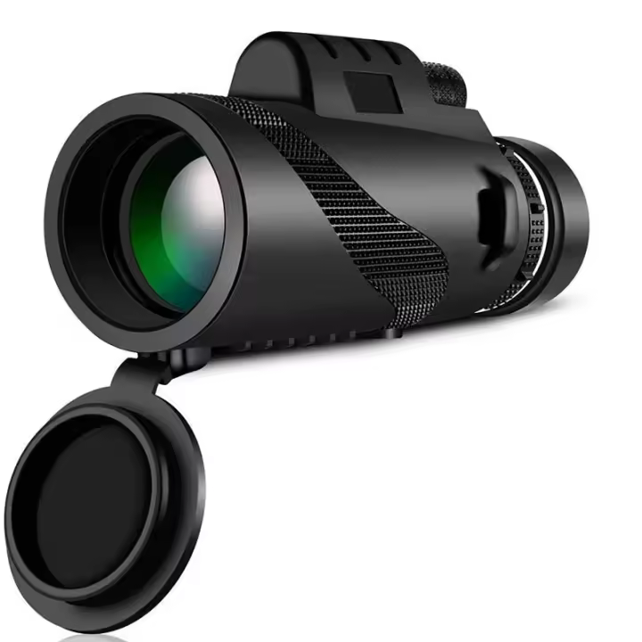Telescopio Monocular HD de Alcance Largo Prismas Bak4 con/sin Trípode Clip para Teléfono - 1