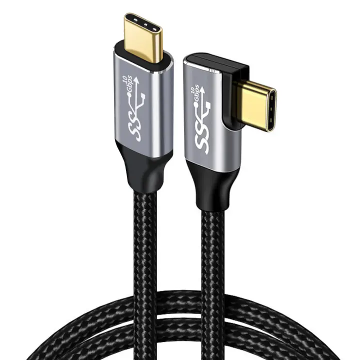 Nephy Cable USB C a Tipo C 100W Sincronización de Datos 10Gbps, Carga Rápida 5A, Para MacBook, VR, Estación de Acoplamiento PD, Pantallas 4K - 1