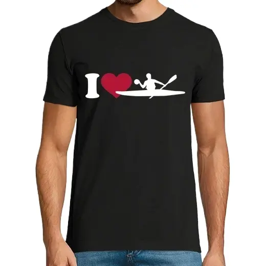 me encanta el polo canoa,Camiseta de Pádel Divertido, ropa para exteriores - 1