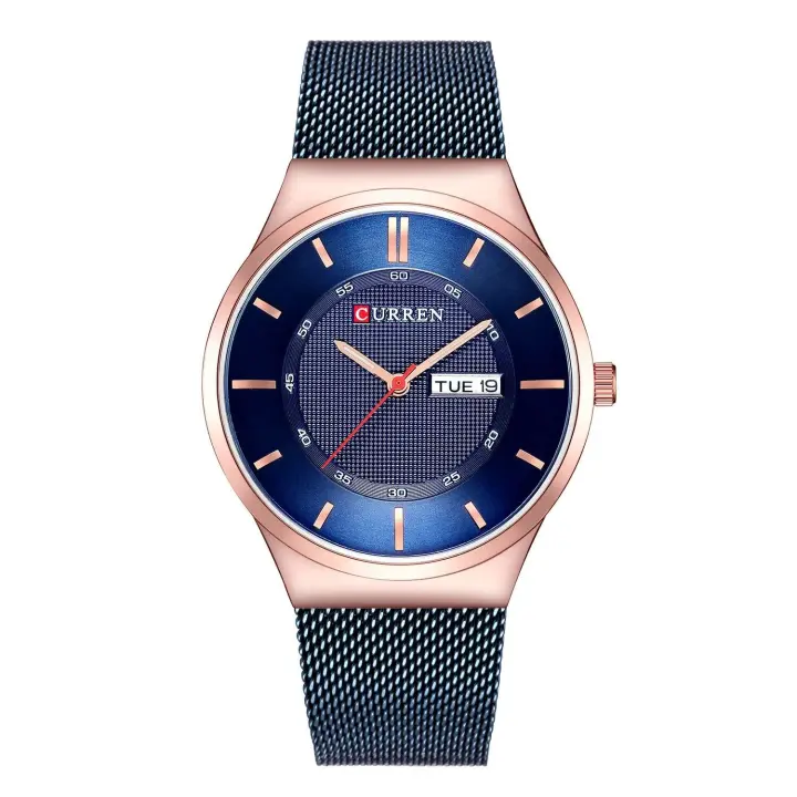 Reloj de Cuarzo CURREN 8311 Diseño Sencillo de Strip de Acero Inoxidable Resistente al Agua - 1