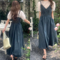 Vestidos de mujer, Vestido veraniego, blusa de verano, traje de 2 piezas sin mangas, Vintage, trajes de Vestido para niñas, Vestido femenino, se vende por separado - details 4
