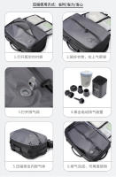 Mochila para Hombres Expansible al Vacío, Gran Capacidad, Separación en Seco y Húmedo, Multifuncional para Negocios - details 9
