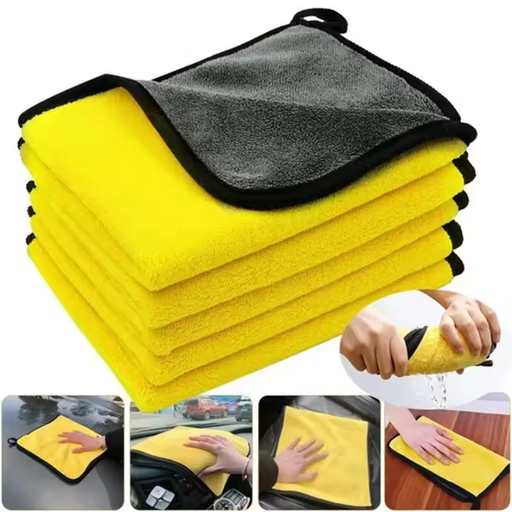 Toalla de Microfibra Super Absorbente 30x60CM para Lavado de Coches y Limpieza de Ventanas Herramientas de Limpieza Doméstica Polishing - 1