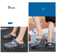Sandalias de verano para hombre, zapatillas de plataforma a la moda para la playa, sandalias deslizantes con suela Eva, zuecos - details 12