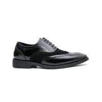 2023 vestido informal hecho a mano de cuero de alta calidad de estilo italiano para hombre con cordones zapatos deportivos negros y marrones - details 16
