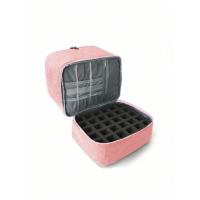 Bolsa Portátil Para Uñas De Doble Capa Organizador De Viaje Bolsa Multifuncional Para Esmaltes Y Aceites Esenciales Material PU Estilo Moda - details 28