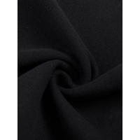 Camiseta de lana de doble cara para mujer, chaqueta cortavientos tejida con solapa de manga larga, holgada, otoño e invierno - details 1