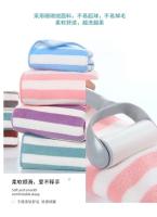 Toalla de baño grande para cara de adulto, toalla de playa a rayas, toallas absorbentes para hombre y mujer, suministros de baño para deportes de viaje, Spa - details 0