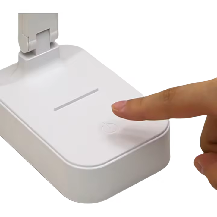 Lámpara De Escritorio LED Recargable Por USB Iluminación Táctil Ajustable En 3 Niveles Protección Ocular Plegable Para Dormitorio Luz De Escritorio - 1