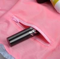 Bolsa De Maquillaje Para Mujer Con Cierre De Cordón Organizador De Viaje Impermeable Estuche De Belleza Portátil De Oxford - details 2